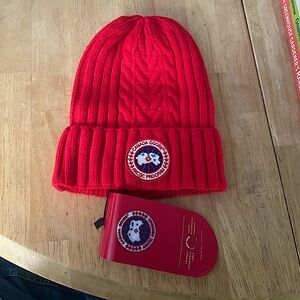 🍓Canada Goose Red Knit Beanie🍓